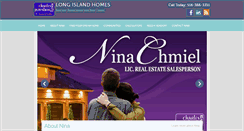 Desktop Screenshot of ninashomes.com